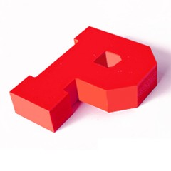 PVC烤漆字