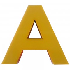 铝边无边发光字