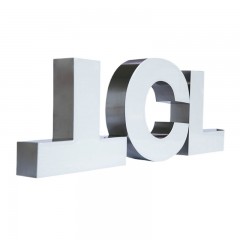 铝边无边发光字
